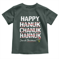 Funny Hanukkah Toddler T Shirt Happy Hanuk Chanuk Hannuk Jewish Christmas Menorah