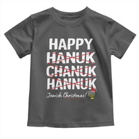 Funny Hanukkah Toddler T Shirt Happy Hanuk Chanuk Hannuk Jewish Christmas Menorah