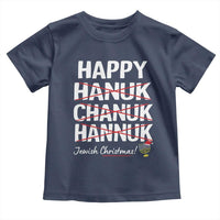 Funny Hanukkah Toddler T Shirt Happy Hanuk Chanuk Hannuk Jewish Christmas Menorah