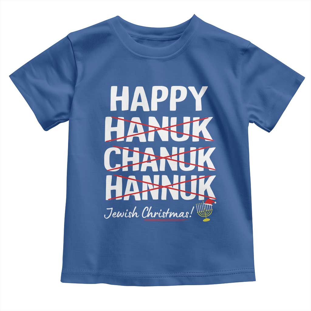 Funny Hanukkah Toddler T Shirt Happy Hanuk Chanuk Hannuk Jewish Christmas Menorah