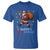 Funny Christmas Hanukkah T Shirt Happy Chrismukkah Santa Menorah - Wonder Print Shop