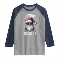 Funny Christmas Santa Raglan Shirt Skibidi Rizzmas Charisma Rizz Santa Claus - Wonder Print Shop