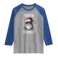 Funny Christmas Santa Raglan Shirt Skibidi Rizzmas Charisma Rizz Santa Claus - Wonder Print Shop