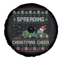 Spreading Christmas Cheer Spare Tire Cover Funny Farming Tractor Xmas - Wonder Print Shop