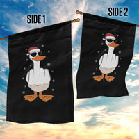 Funny Christmas Offensive Rude Duck Garden Flag I Dont Give A Duck Middle Finger Xmas - Wonder Print Shop