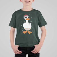 Funny Christmas Offensive Rude Duck T Shirt For Kid I Dont Give A Duck Middle Finger Xmas - Wonder Print Shop