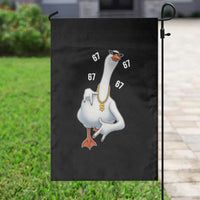 Funny 67 Cool Silly Goose Hip Hop Gangster Garden Flag - Wonder Print Shop