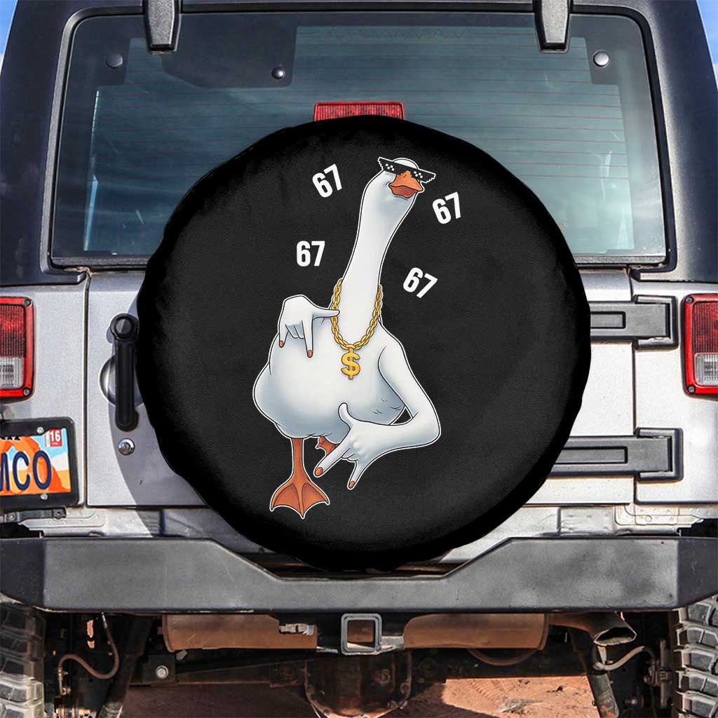 Funny 67 Cool Silly Goose Hip Hop Gangster Spare Tire Cover - Wonder Print Shop