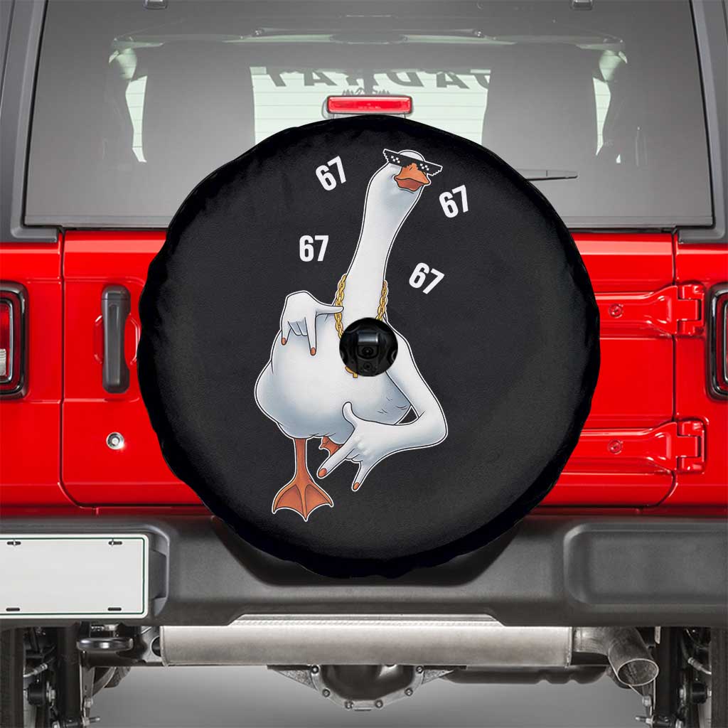 Funny 67 Cool Silly Goose Hip Hop Gangster Spare Tire Cover - Wonder Print Shop