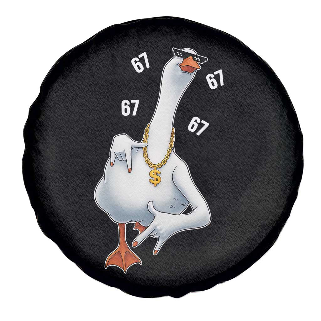 Funny 67 Cool Silly Goose Hip Hop Gangster Spare Tire Cover - Wonder Print Shop
