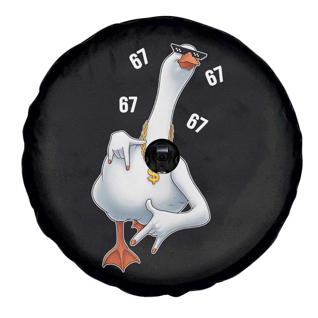 Funny 67 Cool Silly Goose Hip Hop Gangster Spare Tire Cover - Wonder Print Shop