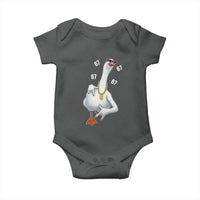 Funny 67 Cool Silly Goose Hip Hop Gangster Baby Onesie - Wonder Print Shop