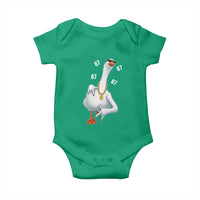 Funny 67 Cool Silly Goose Hip Hop Gangster Baby Onesie - Wonder Print Shop