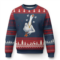 Funny 67 Cool Silly Goose Hip Hop Gangster Ugly Christmas Sweater - Wonder Print Shop