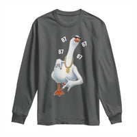 Funny 67 Cool Silly Goose Hip Hop Gangster Long Sleeve Shirt - Wonder Print Shop