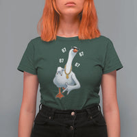 Funny 67 Cool Silly Goose Hip Hop Gangster T Shirt For Women - Wonder Print Shop