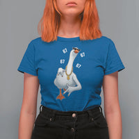Funny 67 Cool Silly Goose Hip Hop Gangster T Shirt For Women - Wonder Print Shop