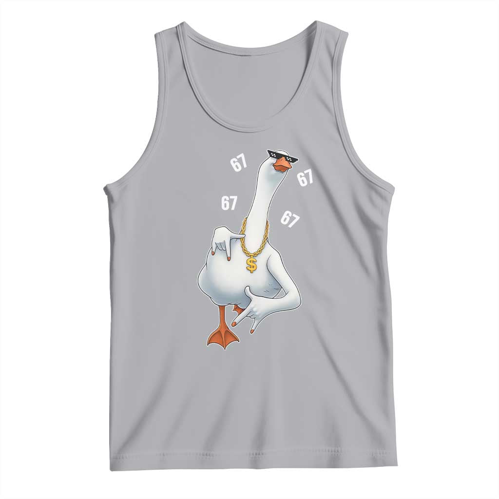 Funny 67 Cool Silly Goose Hip Hop Gangster Tank Top - Wonder Print Shop
