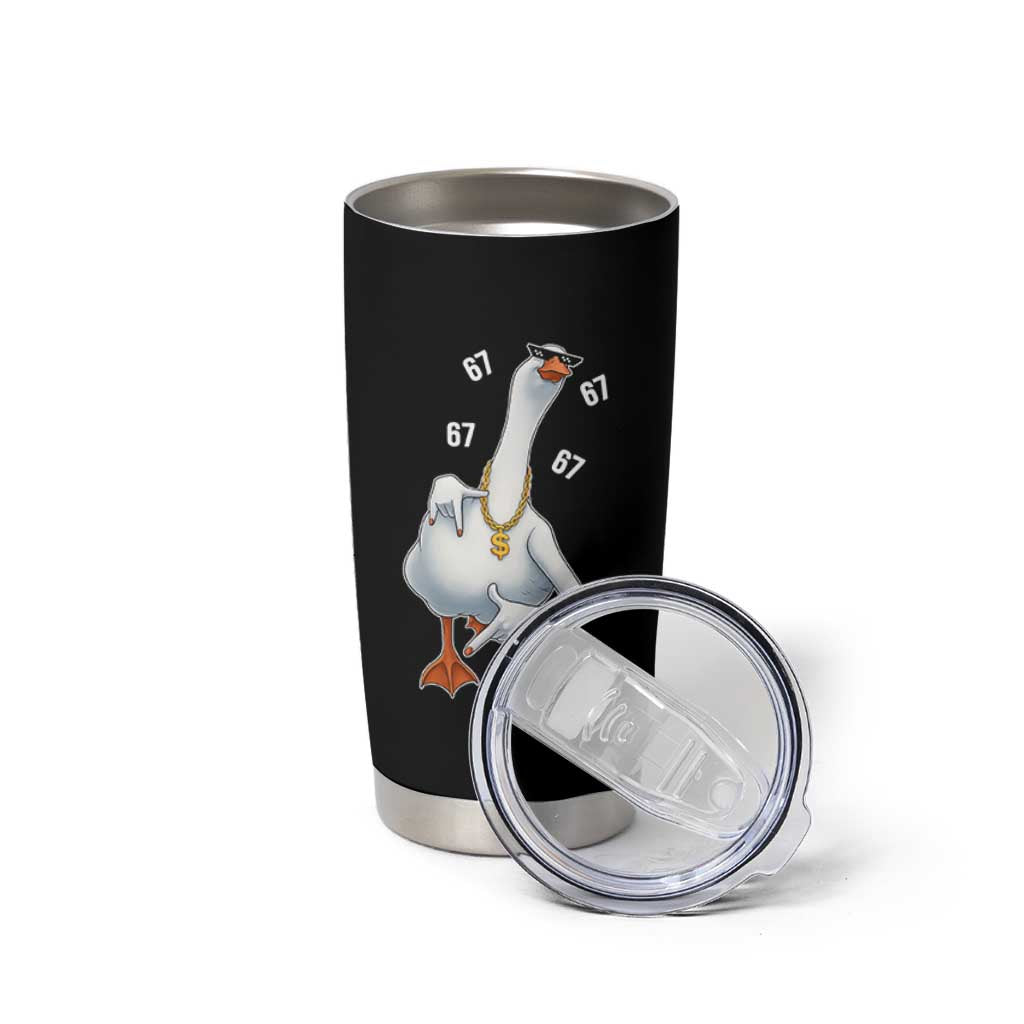 Funny 67 Cool Silly Goose Hip Hop Gangster Tumbler Cup - Wonder Print Shop