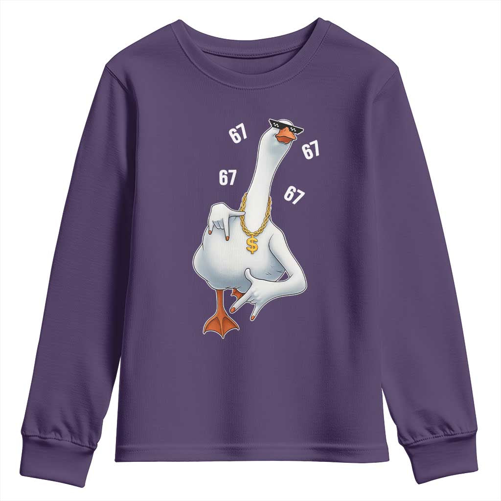 Funny 67 Cool Silly Goose Hip Hop Gangster Youth Sweatshirt - Wonder Print Shop