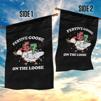 Funny Goose 67 Christmas Garden Flag Festive Goose On The Loose Six Seven Meme - Wonder Print Shop