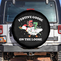 Funny Goose 67 Christmas Spare Tire Cover Festive Goose On The Loose Six Seven Meme - Wonder Print Shop