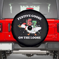 Funny Goose 67 Christmas Spare Tire Cover Festive Goose On The Loose Six Seven Meme - Wonder Print Shop