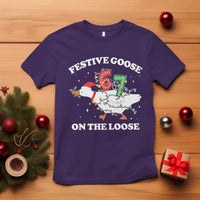 Funny Goose 67 Christmas T Shirt Festive Goose On The Loose Six Seven Meme - Wonder Print Shop