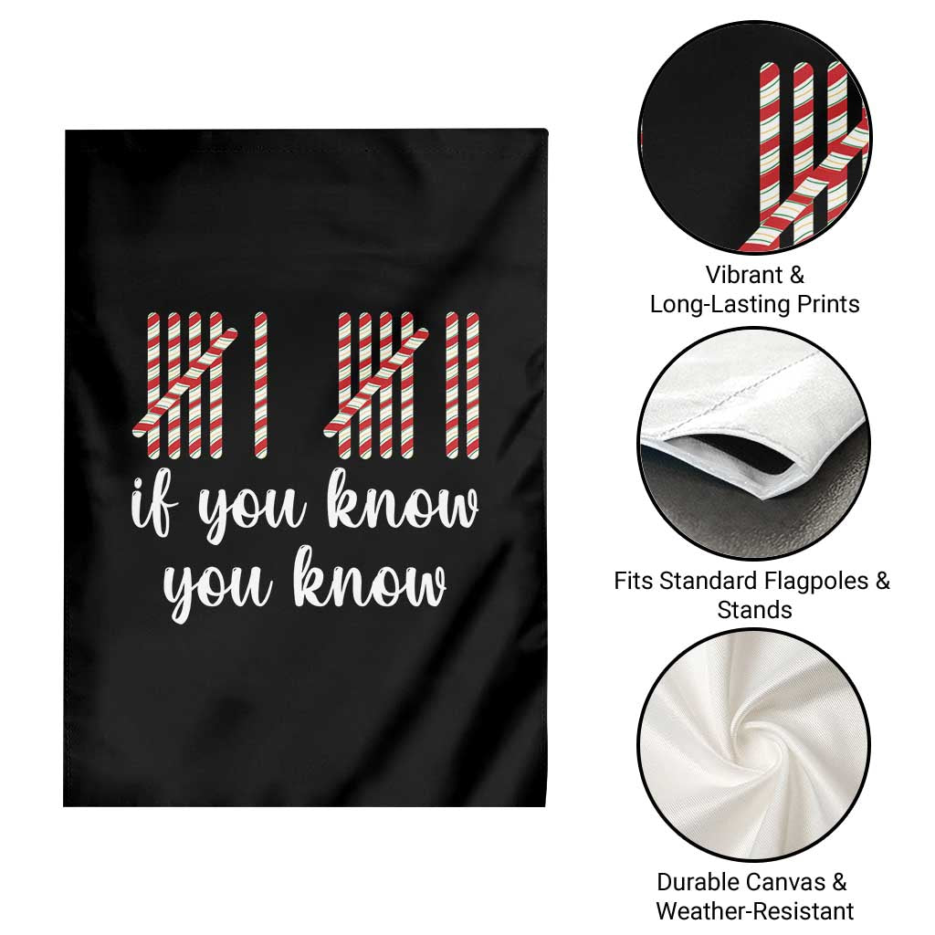 Funny 67 Christmas Garden Flag If You Know You Know Six Seven Meme Canday Cane - Wonder Print Shop