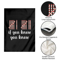 Funny 67 Christmas Garden Flag If You Know You Know Six Seven Meme Canday Cane - Wonder Print Shop