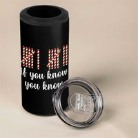 Funny 67 Christmas 4 in 1 Can Cooler Tumbler If You Know You Know Six Seven Meme Canday Cane - Wonder Print Shop