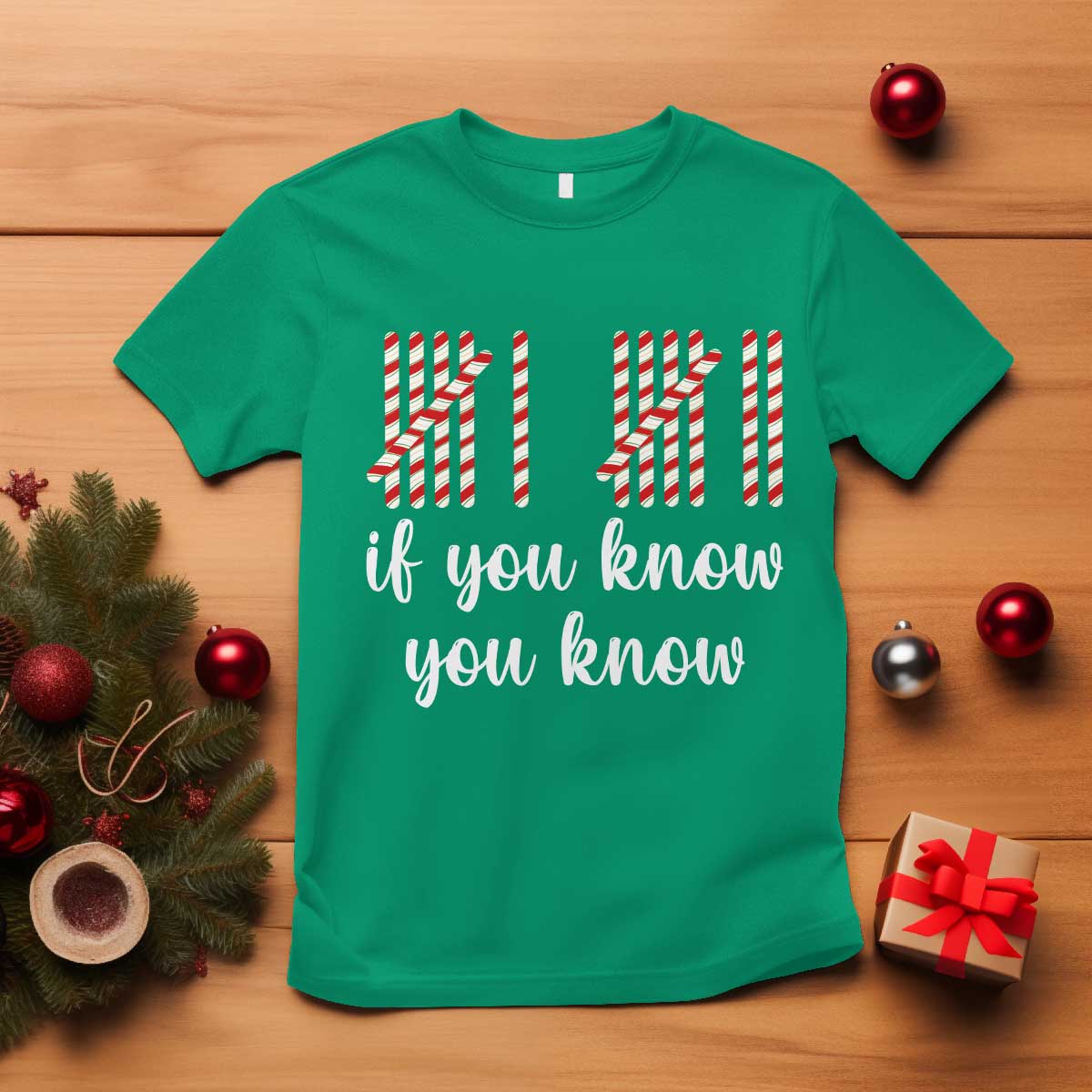 Funny 67 Christmas T Shirt If You Know You Know Six Seven Meme Canday Cane - Wonder Print Shop