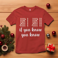 Funny 67 Christmas T Shirt If You Know You Know Six Seven Meme Canday Cane - Wonder Print Shop