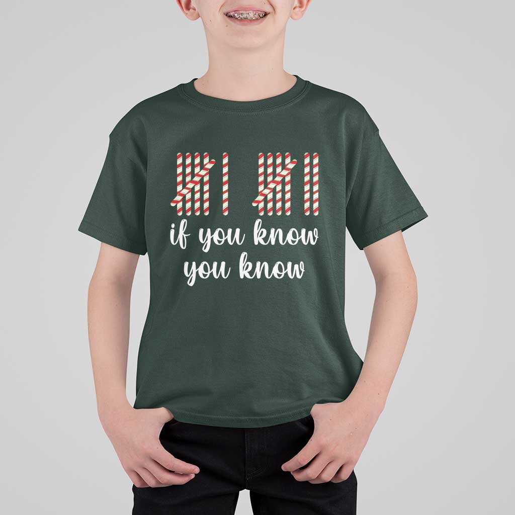 Funny 67 Christmas T Shirt For Kid If You Know You Know Six Seven Meme Canday Cane - Wonder Print Shop