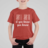 Funny 67 Christmas T Shirt For Kid If You Know You Know Six Seven Meme Canday Cane - Wonder Print Shop