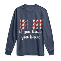 Funny 67 Christmas Long Sleeve Shirt If You Know You Know Six Seven Meme Canday Cane - Wonder Print Shop