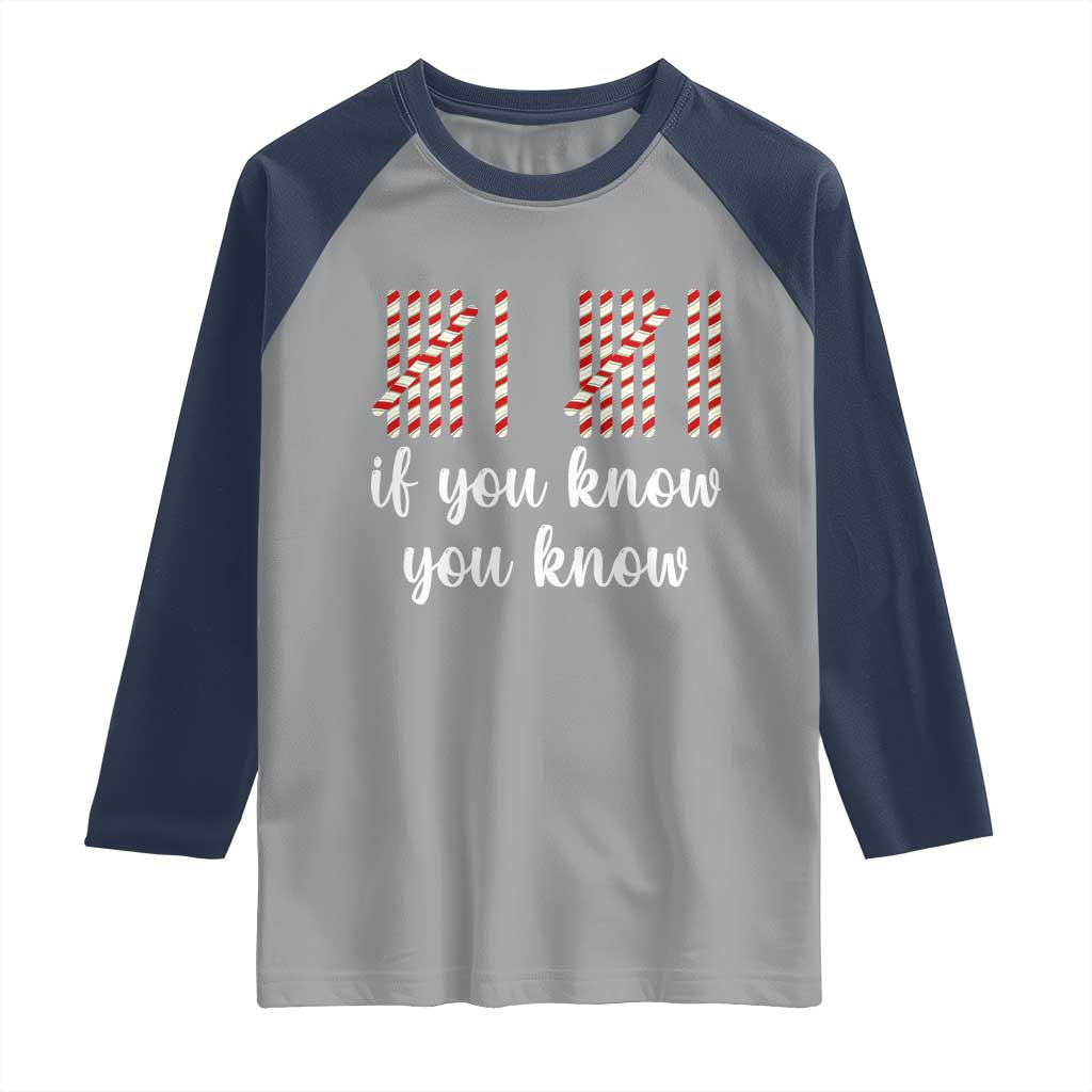 Funny 67 Christmas Raglan Shirt If You Know You Know Six Seven Meme Canday Cane - Wonder Print Shop