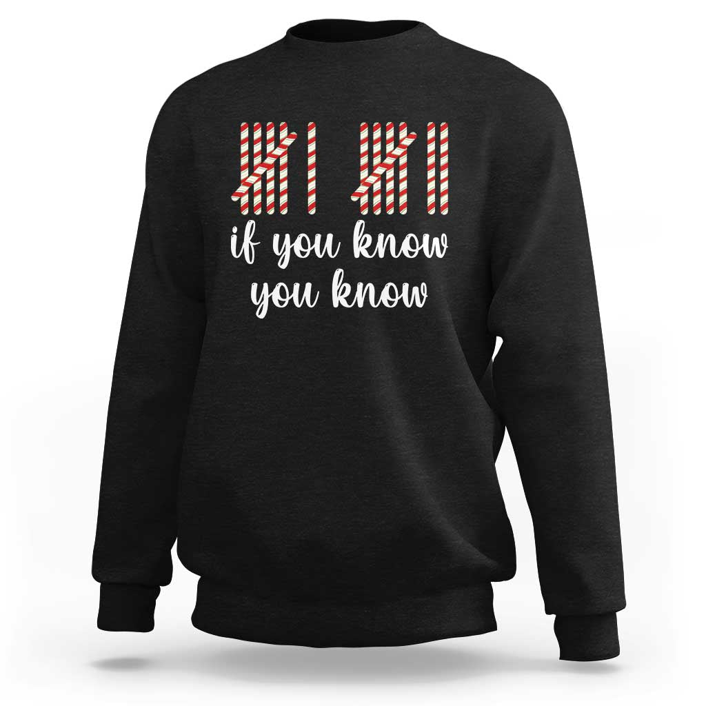 Funny 67 Christmas Sweatshirt If You Know You Know Six Seven Meme Canday Cane - Wonder Print Shop