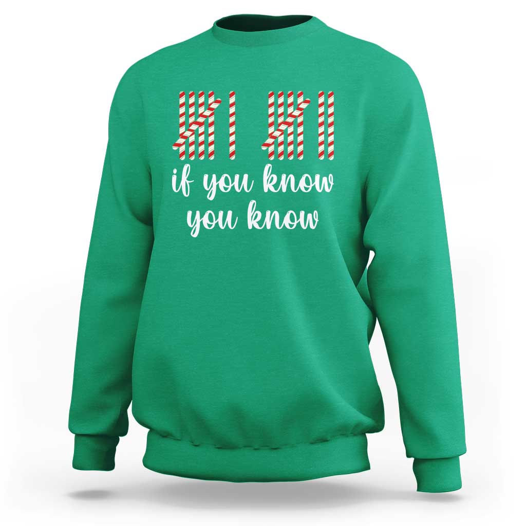 Funny 67 Christmas Sweatshirt If You Know You Know Six Seven Meme Canday Cane - Wonder Print Shop