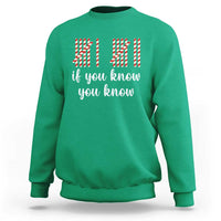 Funny 67 Christmas Sweatshirt If You Know You Know Six Seven Meme Canday Cane - Wonder Print Shop