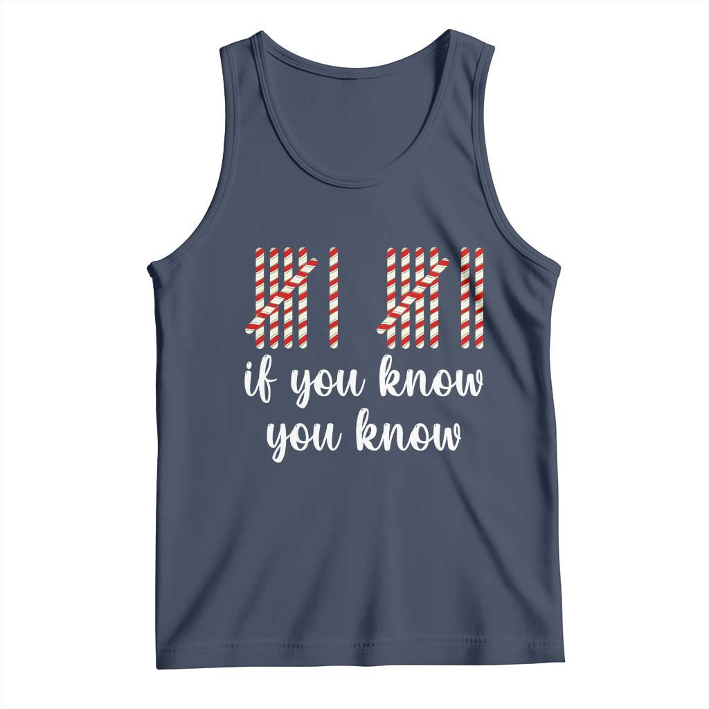 Funny 67 Christmas Tank Top If You Know You Know Six Seven Meme Canday Cane - Wonder Print Shop