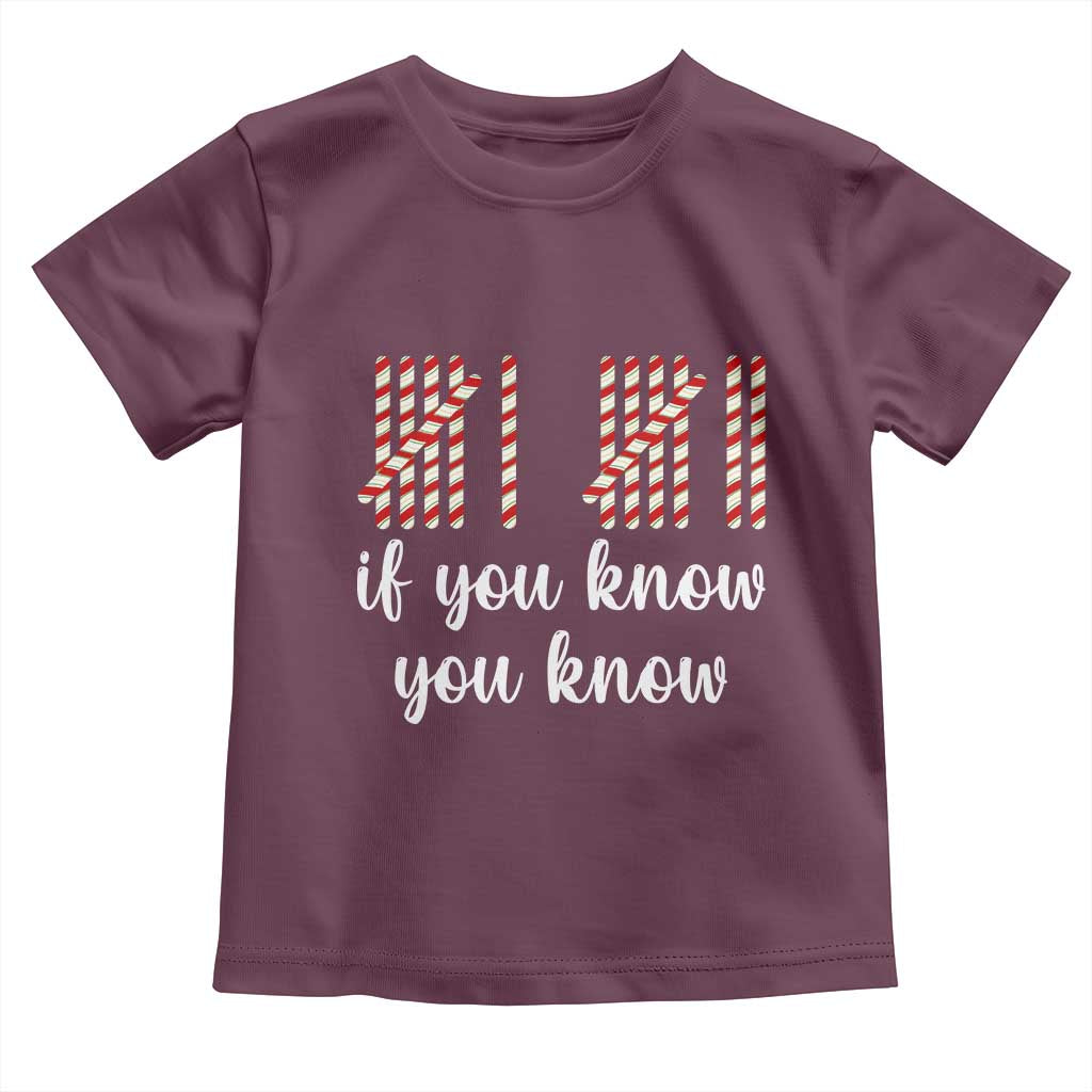 Funny 67 Christmas Toddler T Shirt If You Know You Know Six Seven Meme Canday Cane - Wonder Print Shop