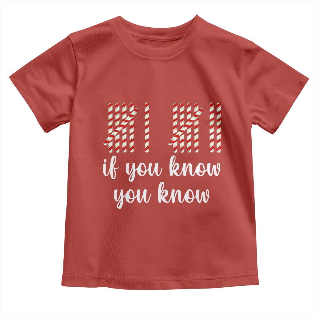 Funny 67 Christmas Toddler T Shirt If You Know You Know Six Seven Meme Canday Cane - Wonder Print Shop