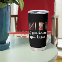 Funny 67 Christmas Tumbler Cup If You Know You Know Six Seven Meme Canday Cane - Wonder Print Shop