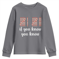 Funny 67 Christmas Youth Sweatshirt If You Know You Know Six Seven Meme Canday Cane - Wonder Print Shop