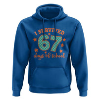 I Survived 67 Days Of School Hoodie Six Seven Meme Student Teacher Faux Glitter - Wonder Print Shop