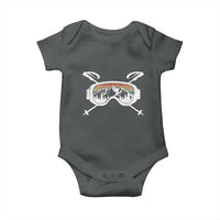 Ski Goggles Mountain Snow Skiing Retro Winter Vacation Baby Onesie - Wonder Print Shop