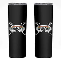Ski Goggles Mountain Snow Skiing Retro Winter Vacation Skinny Tumbler - Wonder Print Shop