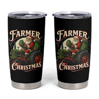 Funny Farmer Christmas Xmas Santa Farm Tractor Tumbler Cup - Wonder Print Shop