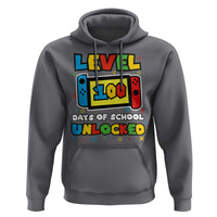 Level 100 Days Of School Unlocked Hoodie Happy 100TH Days Of School Gaming